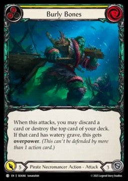 Burly Bones (Yellow) (Rainbow Foil)⁣ - High Seas⁣ (Common)⁣ [066]