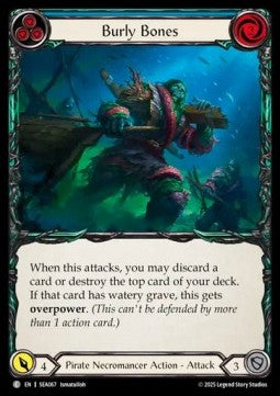 Burly Bones (Blue) (Rainbow Foil)⁣ - High Seas⁣ (Common)⁣ [067]