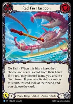 Red Fin Harpoon (Rainbow Foil)⁣ - High Seas⁣ (Rare)⁣ [090]