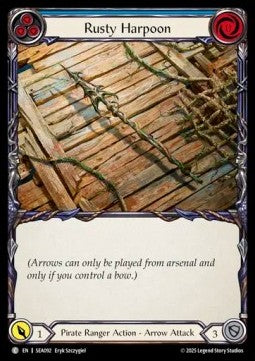 Rusty Harpoon (Rainbow Foil)⁣ - High Seas⁣ (Common)⁣ [092]