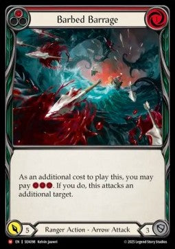 Barbed Barrage (Rainbow Foil)⁣ - High Seas⁣ (Majestic)⁣ [098]