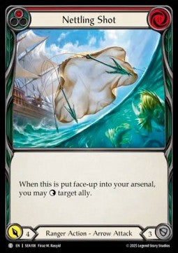 Nettling Shot (Rainbow Foil)⁣ - High Seas⁣ (Common)⁣ [108]