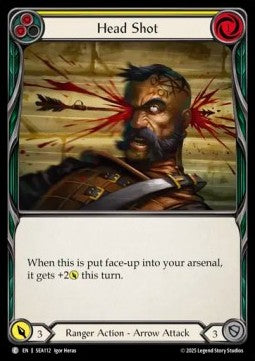 Head Shot (Yellow) (Regular)⁣ - High Seas⁣ (Common)⁣ [112]