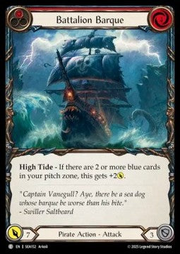 Battalion Barque (Red) (Regular)⁣ - High Seas⁣ (Common)⁣ [152]