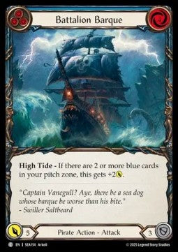 Battalion Barque (Blue) (Regular)⁣ - High Seas⁣ (Common)⁣ [154]