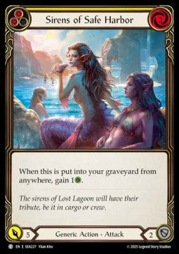 Sirens of Safe Harbor (Yellow) (Rainbow Foil)⁣ - High Seas⁣ (Common)⁣ [227]