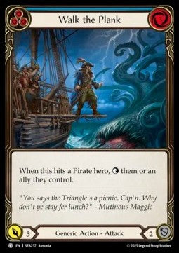 Walk the Plank (Blue) (Rainbow Foil)⁣ - High Seas⁣ (Common)⁣ [237]