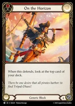 On the Horizon (Red) (Rainbow Foil)⁣ - High Seas⁣ (Common)⁣ [241]