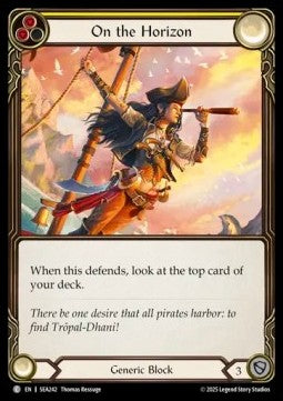 On the Horizon (Yellow) (Rainbow Foil)⁣ - High Seas⁣ (Common)⁣ [242]