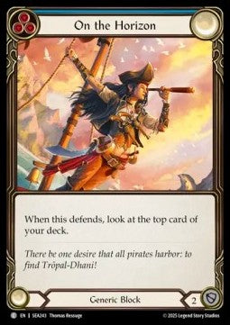 On the Horizon (Blue) (Rainbow Foil)⁣ - High Seas⁣ (Common)⁣ [243]