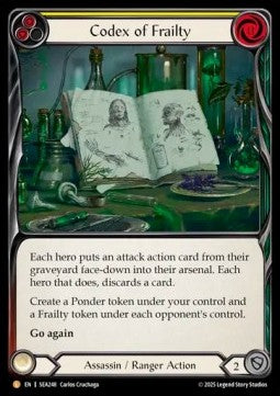 Codex of Frailty (Rainbow Foil)⁣ - High Seas⁣ (Legendary)⁣ [248]