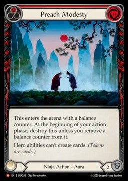 Preach Modesty (Rainbow Foil)⁣ - High Seas⁣ (Majestic)⁣ [252]