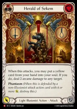 Herald of Sekem (Rainbow Foil)⁣ - High Seas⁣ (Majestic)⁣ [260]