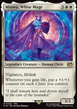 Minwu, White Mage⁣ - Magic: The Gathering - FINAL FANTASY⁣ (Rare)⁣ [26]