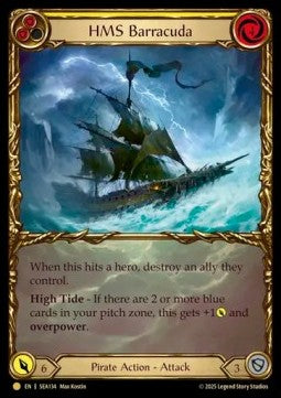 HMS Barracuda (Cold Foil)⁣ - High Seas⁣ (Rare)⁣ [134]