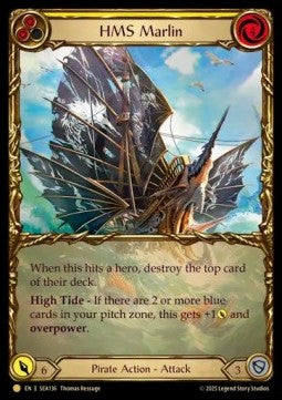 HMS Marlin (Cold Foil)⁣ - High Seas⁣ (Rare)⁣ [136]