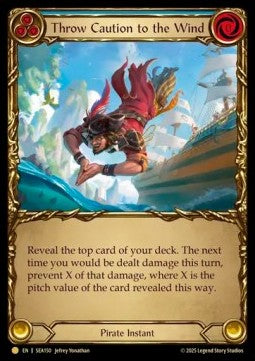 Throw Caution to the Wind (Cold Foil)⁣ - High Seas⁣ (Rare)⁣ [150]