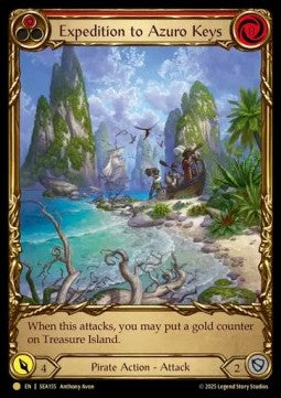 Expedition to Azuro Keys (Cold Foil)⁣ - High Seas⁣ (Common)⁣ [155]