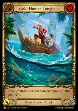 Gold Hunter Longboat (Cold Foil) - High Seas (Common) [SEA-163]