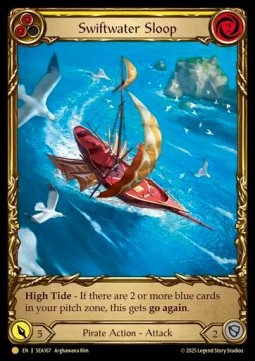Swiftwater Sloop (Yellow) (Cold Foil)⁣ - High Seas⁣ (Common)⁣ [167]