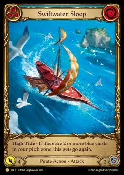 Swiftwater Sloop (Blue) (Cold Foil)⁣ - High Seas⁣ (Common)⁣ [168]