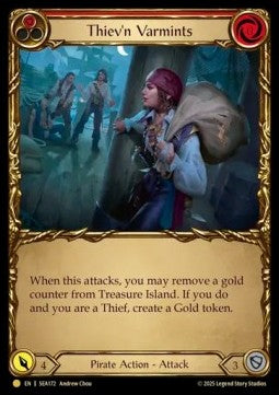 Thiev'n Varmints (Cold Foil)⁣ - High Seas⁣ (Common)⁣ [172]