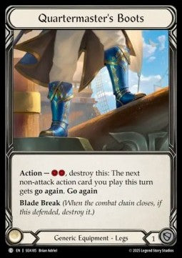 Quartermaster's Boots (Cold Foil)⁣ - High Seas⁣ (Common)⁣ [185]