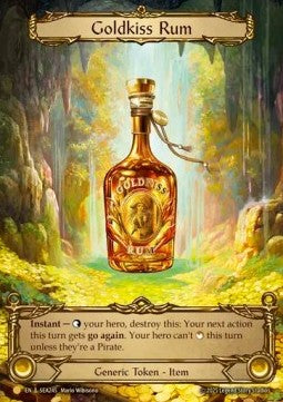 Goldkiss Rum (Extended Art Rainbow Foil)⁣ - High Seas⁣ (Token)⁣ [245]