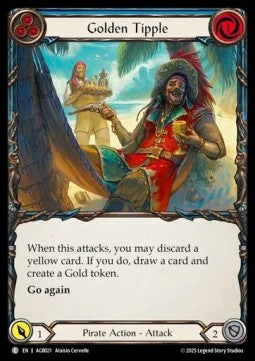 Golden Tipple (Blue) (Regular)⁣ - Armory Deck: Gravy Bones⁣ (Common)⁣ [021]