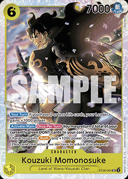 Kouzuki Momonosuke (ST28-004)⁣ - Starter Deck: Green Yellow Yamato⁣ (Super Rare)⁣ [004]