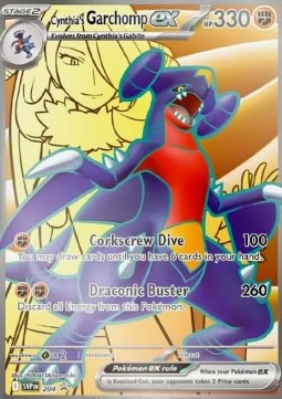 Cynthia's Garchomp ex⁣ - SV Black Star Promos⁣ (Promo)⁣ [204]