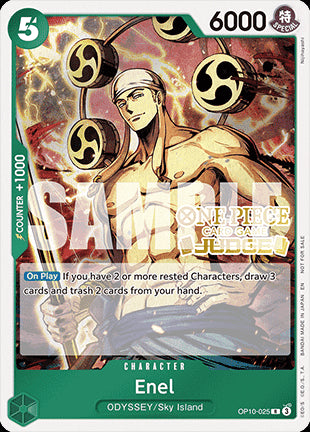 Enel (OP10-025) - Judge Promos (Rare) [JDG-OP10-025]