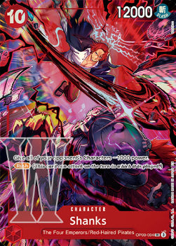 Shanks (OP09-004)⁣ - Unnumbered Promos⁣ (Super Rare)⁣ [OP09-004]