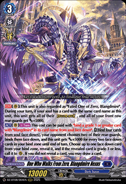 One Who Walks From Zero, Blangdmire Nexus [D-Format] (V.1 - Triple Rare)⁣ - Knights 0f Rebirth⁣ (Triple Rare)⁣ [004]