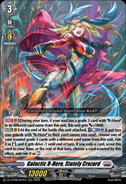 Galactic B-Hero, Stately Crozard [D-Format] (V.1 - Triple Rare)⁣ - Knights 0f Rebirth⁣ (Triple Rare)⁣ [007]