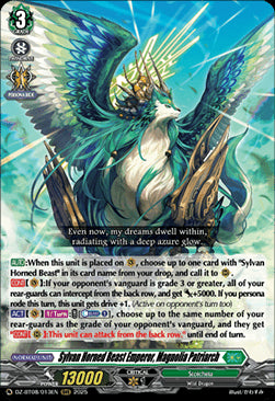 Sylvan Horned Beast Emperor, Magnolia Patriach [D-Format] (V.1 - Triple Rare)⁣ - Knights 0f Rebirth⁣ (Triple Rare)⁣ [013]