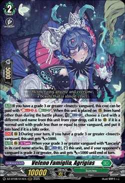 Veleno Famiglia, Agrigias [D-Format] (V.1 - Triple Rare)⁣ - Knights 0f Rebirth⁣ (Triple Rare)⁣ [014]