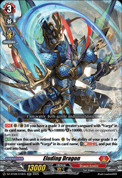 Eluding Dragon [D-Format] (V.1 - Double Rare)⁣ - Knights 0f Rebirth⁣ (Double Rare)⁣ [019]