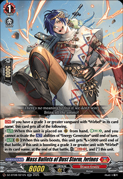 Mass Bullets of Dust Storm, Ivrines [D-Format] (V.1 - Double Rare)⁣ - Knights 0f Rebirth⁣ (Double Rare)⁣ [021]