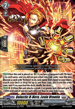 Galactic B-Hero, Levin Vrontia [D-Format] (V.1 - Double Rare)⁣ - Knights 0f Rebirth⁣ (Double Rare)⁣ [027]