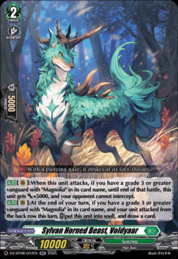 Sylvan Horned Beast, Voldyaar [D-Format] (V.1 - Double Rare)⁣ - Knights 0f Rebirth⁣ (Double Rare)⁣ [037]