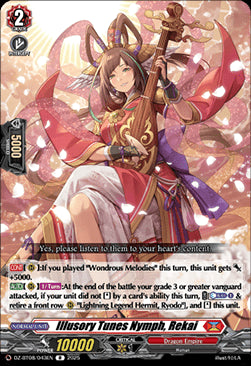 Illusory Tunes Nymph, Rekai [D-Format] (V.1 - Rare)⁣ - Knights 0f Rebirth⁣ (Rare)⁣ [043]