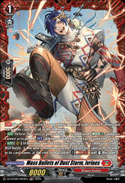 Mass Bullets of Dust Storm, Ivrines [D-Format] (V.2 - Frame Rare)⁣ - Knights 0f Rebirth⁣ (Frame Rare)⁣ [FR03]