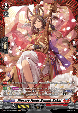 Illusory Tunes Nymph, Rekai  (V.2 - Frame Rare) - Knights 0f Rebirth (Frame Rare) [DZ-BT08-FR05]