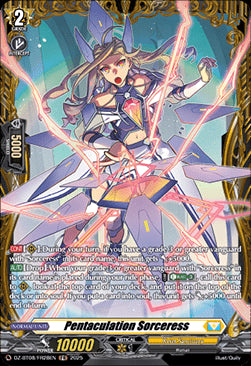 Pentaculation Sorceress [D-Format] (V.2 - Frame Rare)⁣ - Knights 0f Rebirth⁣ (Frame Rare)⁣ [FR28]