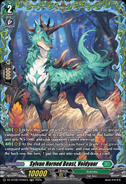 Sylvan Horned Beast, Voldyaar [D-Format] (V.2 - Frame Rare)⁣ - Knights 0f Rebirth⁣ (Frame Rare)⁣ [FR35]