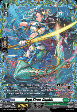 Argo Siren, Cephis [D-Format] (V.2 - Frame Rare)⁣ - Knights 0f Rebirth⁣ (Frame Rare)⁣ [FR36]