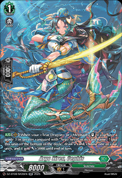 Argo Siren, Cephis [D-Format] (V.3 - Silver Rare)⁣ - Knights 0f Rebirth⁣ (Silver Rare)⁣ [SR35]