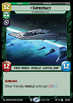 Supremacy, Of Unimaginable Size (V.1)⁣ - Legends of the Force⁣ (Legendary)⁣ [089]