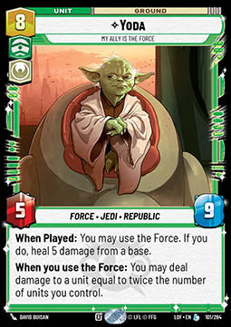 Yoda, My Ally is the Force (V.1)⁣ - Legends of the Force⁣ (Legendary)⁣ [101]